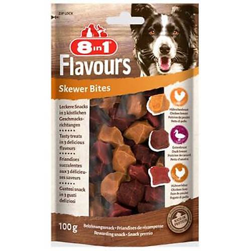 Flavours Skewer Bites Ku�ba�� Dilimli �i�neme K�pek �d�l� 100 Gr