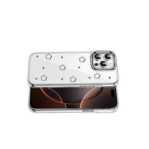 iPhone 16 Pro Fiyonk Desenli Kapak - Desen 2