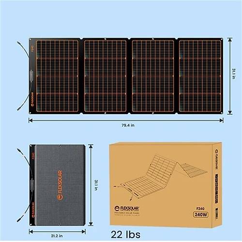 FLEXSOLAR F240 TA�INAB�L�R G�NE� PANEL� 240W