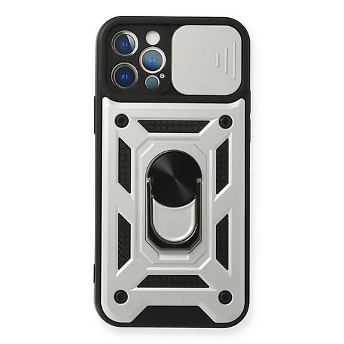 iPhone 12 Pro K�l�f Pars Lens Y�z�kl� Silikon - G�m��