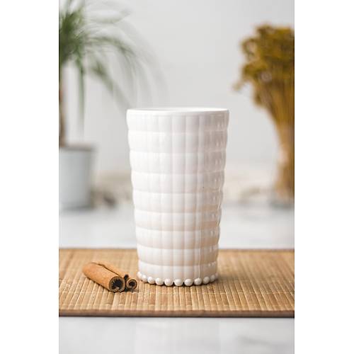 Allegra Beyaz Bardak - 750 ml Tekli Akrilik Malzeme - Cam De�ildir K�r�lmaya Dayan�kl�