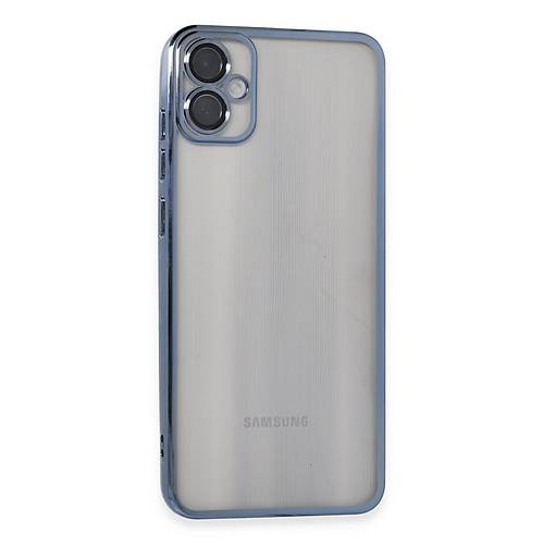 Galaxy A05 K�l�f Razer Lensli Silikon - Lacivert