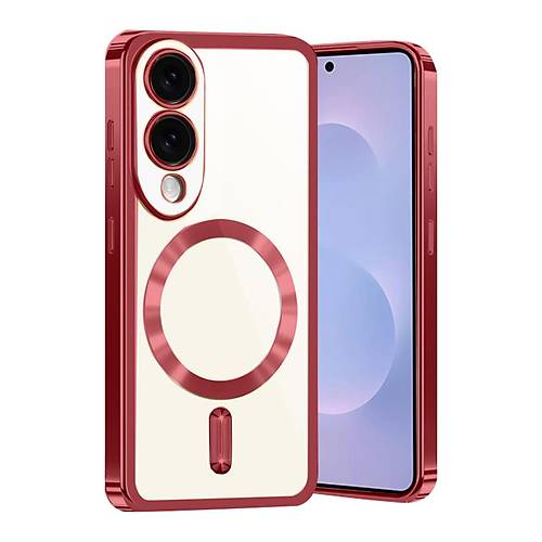 Galaxy S25 Edge Kross Magneticsafe Kapak - K�rm�z�