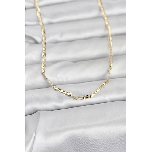 CM 14K Gold Renk Gemici Zincir Model 60 cm Kad�n Kolye