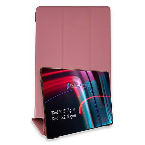iPad 10.2 (7.nesil) K�l�f Tablet Smart K�l�f - Pembe