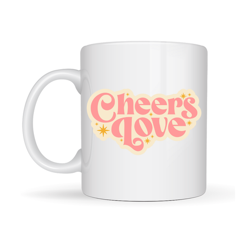 Cheers Love Kupa � Model 31 - Sevimli Tasar�m, S�cac�k Kahve Keyfi - �zel Tasar�m Porselen Kupa
