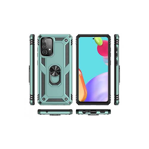 Galaxy A33 5G K�l�f Sofya Y�z�kl� Silikon Kapak - Ye�il