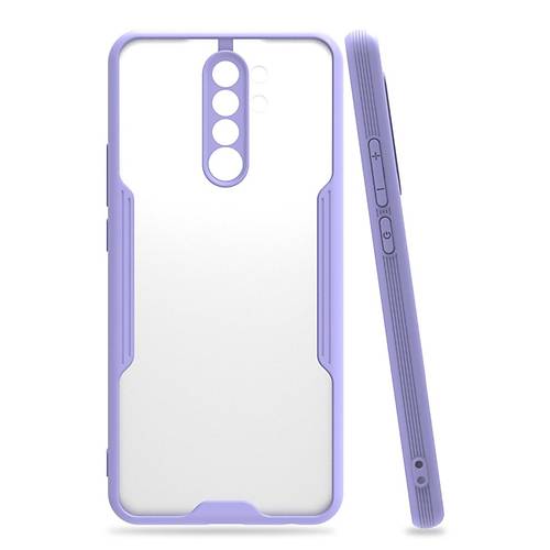 Redmi 9 K�l�f Platin Silikon - Lila