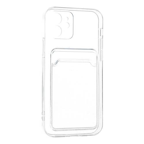 iPhone 12 K�l�f Kart �effaf Silikon - �effaf