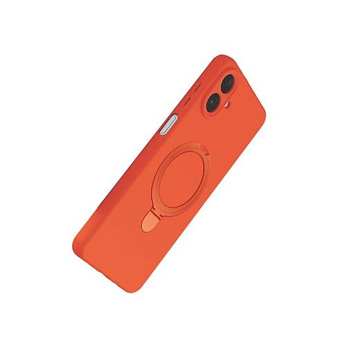 Galaxy A07 4G Regal Magsafe Standl� Kapak - Turuncu