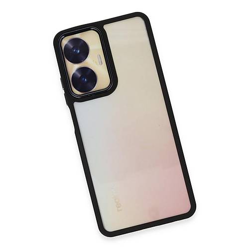 Realme C55 K�l�f Dora Kapak - Siyah
