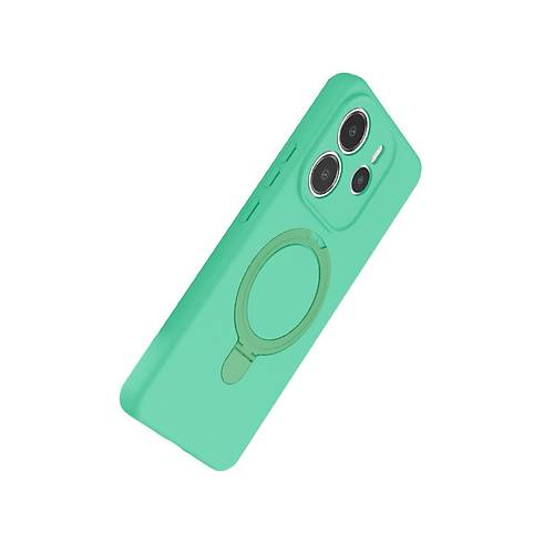 Redmi Note 14 4G Regal Magsafe Standl� Kapak - Ye�il