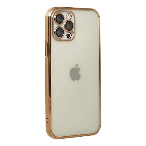 iPhone 12 Pro K�l�f Razer Lensli Silikon - Gold