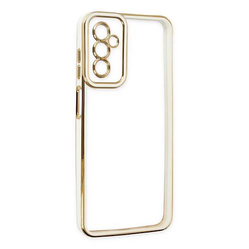Galaxy M23 K�l�f Liva Lens Silikon - Beyaz