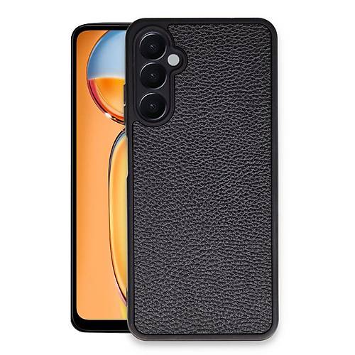 Galaxy A56 K�l�f Aras Deri Kapak - Siyah