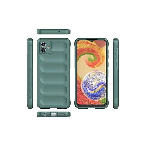 Galaxy A04E K�l�f Optimum Silikon - Koyu Ye�il