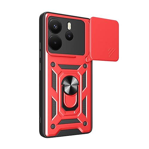 Redmi Note 14 4G Pars Lens Y�z�kl� Silikon - K�rm�z�