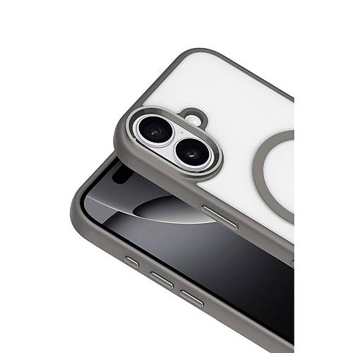 iPhone 17 Terea Magsafe Kapak - Gri