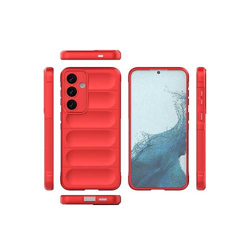 Galaxy S24 K�l�f Optimum Silikon - K�rm�z�