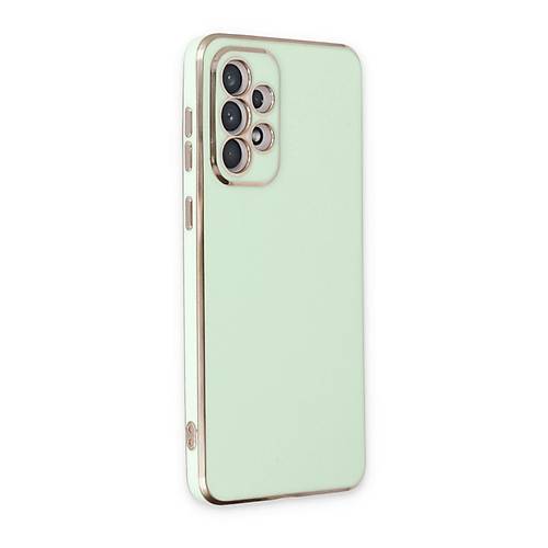 Galaxy A33 5G K�l�f Volet Silikon - A��k Ye�il