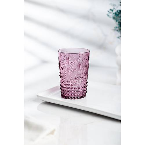 Akrilik M�rd�m Tekli K�sa Bardak & Su Me�rubat Kahve Yan� Barda�� 400 ml ( Cam De�ildir )