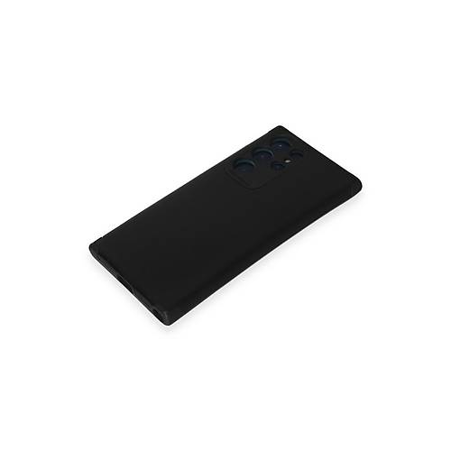 Galaxy S22 Ultra K�l�f Loop Deri Silikon - Siyah