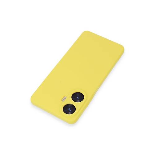 Realme C55 K�l�f Nano i�i Kadife Silikon - Sar�