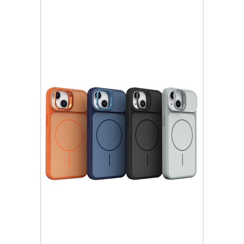 iPhone 15 Pale Magsafe Standl� Kapak - Beyaz