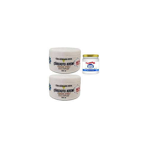 ��rek Otu Kremi XL Boy  2x200 ml+Snow Kitten 50 ml Menthol Balm