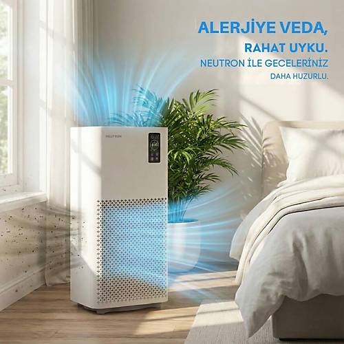 Hepa 13 Filtreli Hava Temizleyici, 3 Katmanl� Filtre, Geni� Ortamlar i�in Hava Temizleme Cihaz�, 650 m�