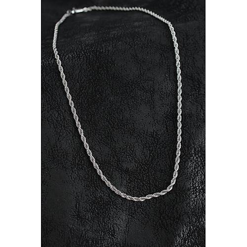 316L �elik Burgu Zincir Model G�m�� Renk Erkek Kolye