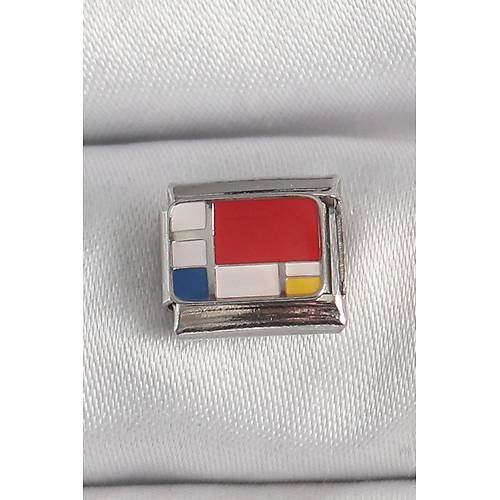 316L �elik G�m�� Renk Kar���k Renk Portre Model Nomination Charm