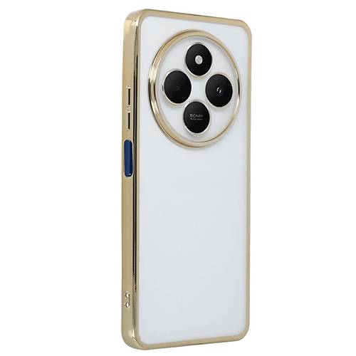 Redmi 14C K�l�f Razer Lensli Silikon - Gold