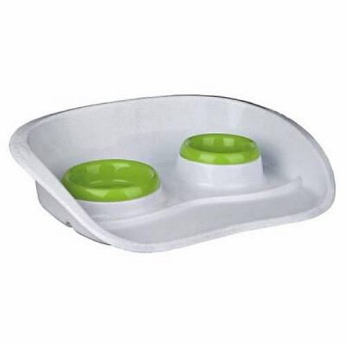 Plastik �kili Kedi K�pek Mama Su Kab� Seti 0,25 Lt 9 Cm 0,3 Lt 11 Cm