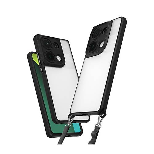 Redmi Note 13 Pro 5G K�l�f Penta Silikon K�l�f - Siyah