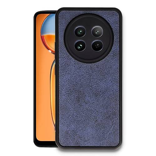 Realme 12 5G K�l�f Aras Deri Kapak - Lacivert