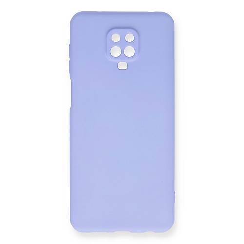 Redmi Note 9 Pro K�l�f Nano i�i Kadife Silikon - Lila