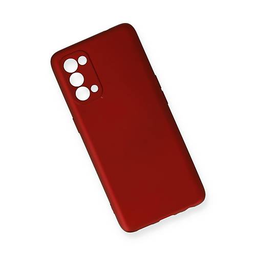 Reno 5 K�l�f First Silikon - Bordo