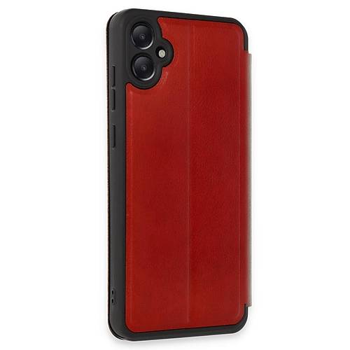 Galaxy A05 K�l�f Flip Cover - K�rm�z�