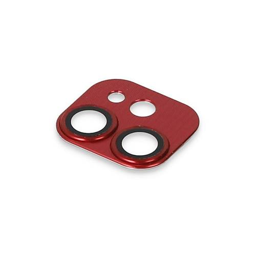 iPhone 11 Pers Al�minyum Kamera Lens - K�rm�z�