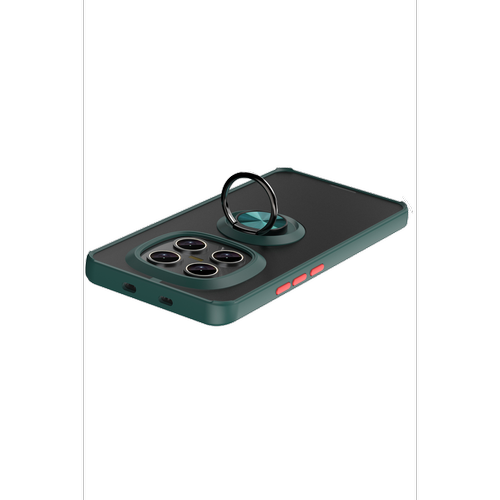Redmi Note 15 4G Montreal Y�z�kl� Silikon Kapak - Ye�il