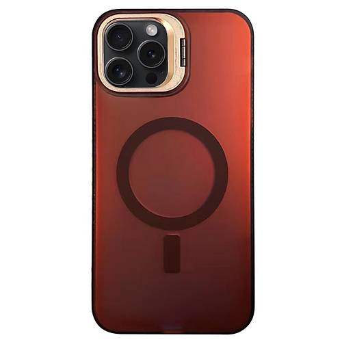 iPhone 14 Pro Max Primera Magsafe Standl� Kapak - Bordo
