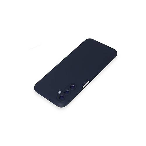 Galaxy M34 5G K�l�f Nano i�i Kadife Silikon - Lacivert