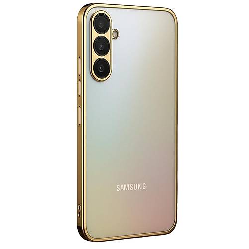 Galaxy A34 5G K�l�f Razer Lensli Silikon - Gold