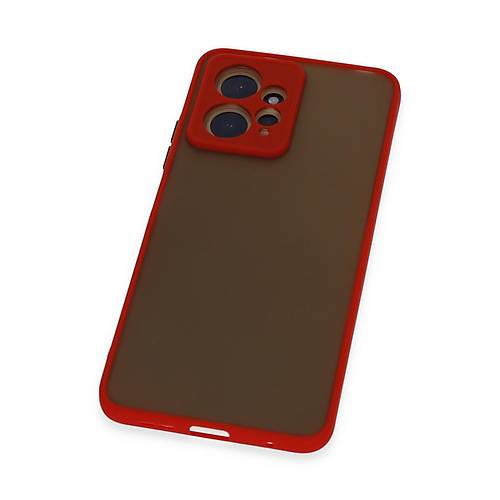 Redmi Note 12 4G K�l�f Montreal Silikon Kapak - K�rm�z�