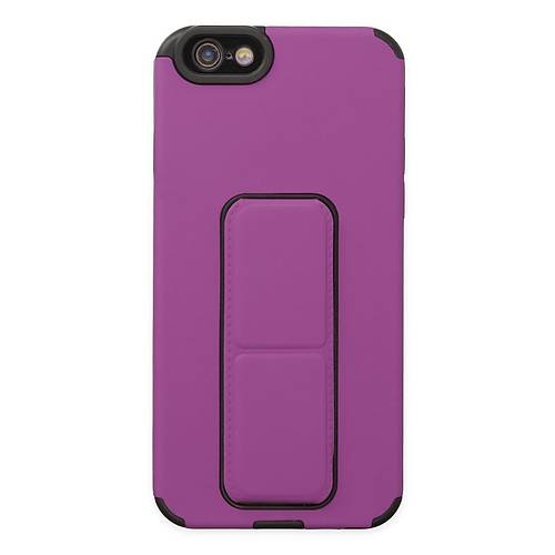 iPhone 6 K�l�f Mega Standl� Silikon - Mor