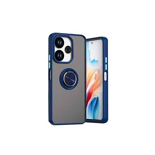Redmi 13 4G K�l�f Montreal Y�z�kl� Silikon Kapak - Lacivert