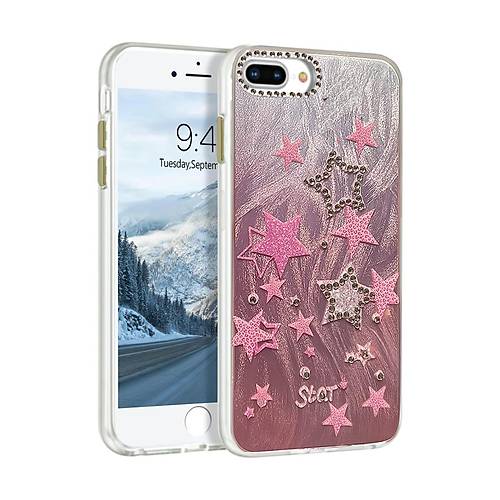 iPhone 7 Plus K�l�f Blade Aynal� Desenli Kapak - Desen 7