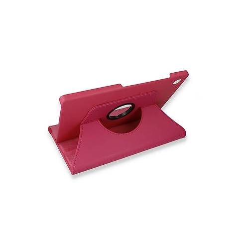 Galaxy Tab A9 Plus K�l�f 360 Tablet Deri K�l�f - Pembe