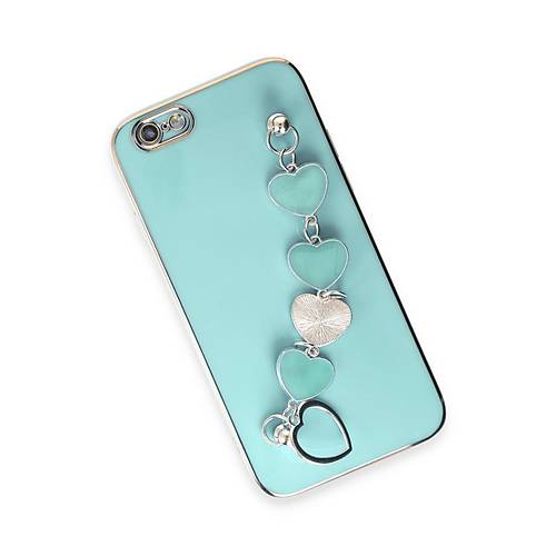 iPhone 6 K�l�f Esila Silikon - Su Ye�ili